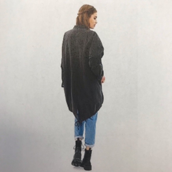 NWOT BDG Medium Microsanded Parka Jacket in Cement - Picture 3 of 12